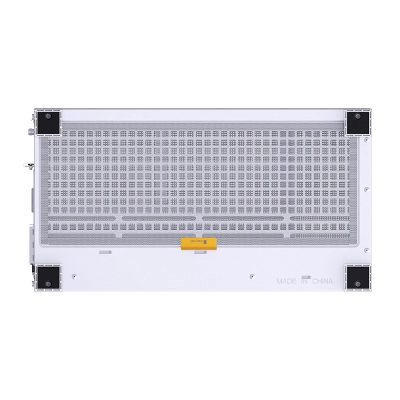 23. Jonsbo D32 STD PC-Gehäuse, Weiß, Mini-Gehäuse, mATX, gehärtetes Glas – Weiß
