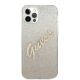 3. Guess GUHCP12LPCUGLSGO iPhone 12 Pro Max 6,7" Gold/Gold Hardcase Glitter Gradient Script