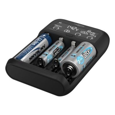 3. ANS 1001-0122 LCD-Tischladegerät für Li-Ion-, NiMH- und LiFePO4-Akkus