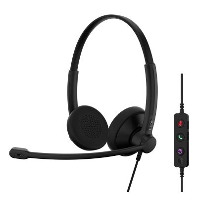 8. EPOS IMPACT 100 MS Stereo-Kopfhörer mit Kabel, On-Ear, USB-C + USB-A