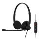 8. EPOS IMPACT 100 MS Stereo-Kopfhörer mit Kabel, On-Ear, USB-C + USB-A