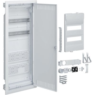 Kunststoff-Schaltschrank PT Hybrid 24M 2x Montageplatte IP40 865x335x90 perforierte Tür Volta.Hybrid