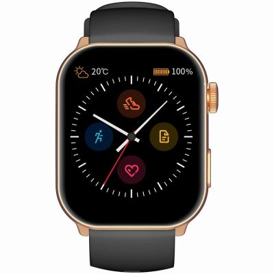 5. GRAVITY GT28-5 Damen-Smartwatch-Armband + Armband Roségold Schwarz