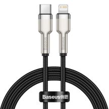 Baseus Cafule Series Metal Data USB-C / Lightning 20W PD-Kabel 1 m - Schwarz