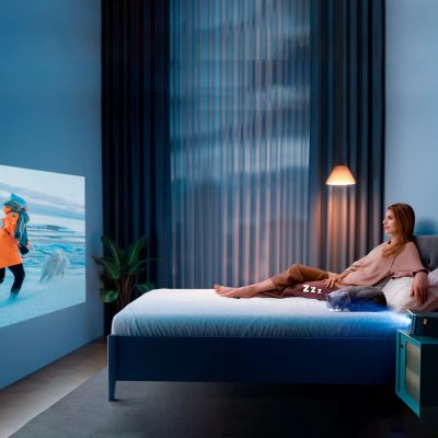 7. Yaber K2s LCD FullHD 1080p Multimedia-Projektor mit JBL-Lautsprechern - Schwarz