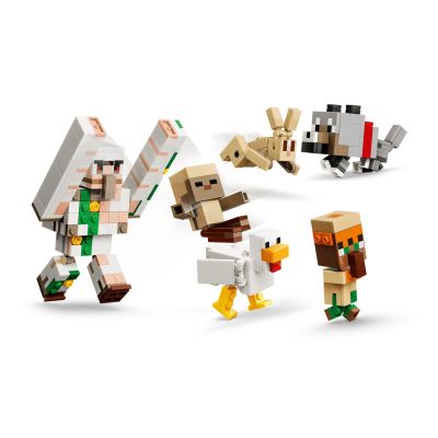 5. LEGO Minecraft 21592 – Hühnerreiter-Wüstenangriff