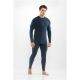 VIKING Meriboo Herren-Unterwäsche-Set aus Merinowolle, marineblau, XXL