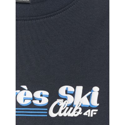 7. Langarmshirt mit Aufdruck für Jungen, Größe 4F 4FJRAW25TLONM587-31S