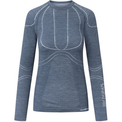 VIKING Lana Pro Langarm-Merino-Unterwäsche für Damen, Grau, XXL