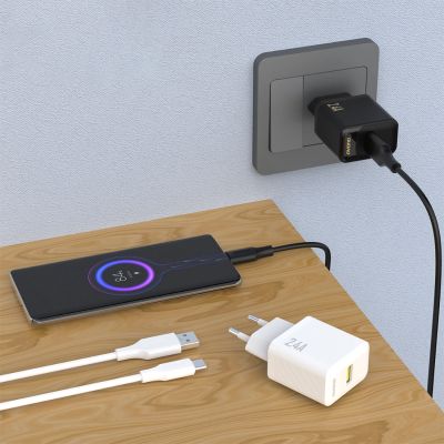 3. Dudao A23 2.4A USB-A Ladegerät - Weiß