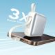 8. Joyroom JR-PBF27 10000 mAh 22,5 W Powerbank mit integrierten USB-C- und Lightning Kabeln - Weiß