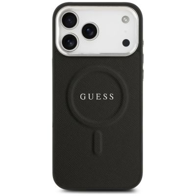 3. Guess Classic Logo MagSafe Hülle für iPhone 17 Pro Max – Schwarz