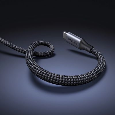 10. Ugreen 2-in-1 USB-C-Kabel – 2x USB-C PD 140W 2m – Schwarz