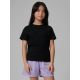 Mädchen-T-Shirt mit regulärer Passform, uni 4F 4FJRMM00TTSHF3553-20S
