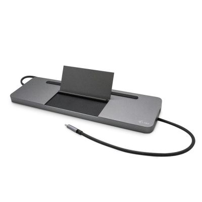 11. i-tec Metal C31FLATDOCKPDPRO Dockingstation, kabelgebunden, USB 3.2 Gen 1 (3.1 Gen 1), Typ-C, Grau