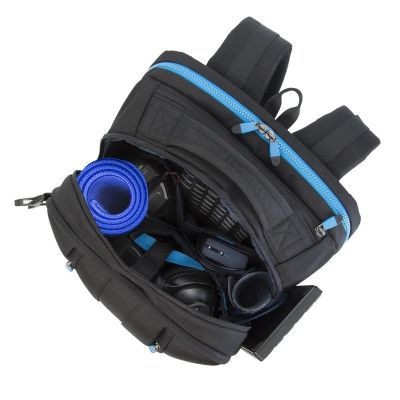 9. RIVACASE RUCKSACK FÜR GAMING-LAPTOP 17,3" BORNEO, SCHWARZ, GAMING, AUS WASSERDICHTEM MATERIAL