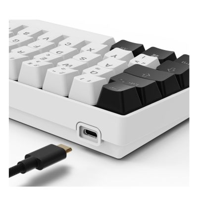 4. Sharkoon Gaming-Tastatur Skiller SGK50S4 Gen2 Weiß und Gelb RGB