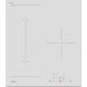 MPM MPM-45-IM-16/W Induktionskochfeld 45 cm | 2 Kochzonen | Booster | Timer | Weiß