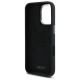 5. DKNY Liquid Silicone Metal Logo Hülle für iPhone 16 – Schwarz
