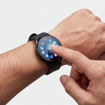 11. Tech-Protect Easy Set+ 2er-Pack gehärtetes Glas für Samsung Galaxy Watch Ultra 40 mm