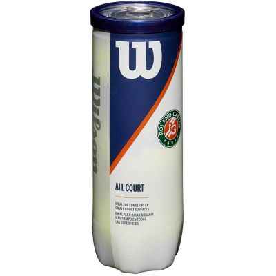 2. Wilson All Court Tennisbälle Roland Garros 3 Stück ITF