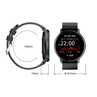 16. GIEWONT Schwarze GW120-2 Pro Smartwatch