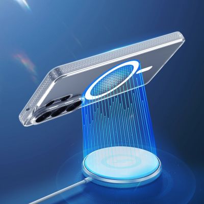 6. Dux Ducis Clin Mag Case kompatibel mit MagSafe für Samsung S26 Ultra – Transparent