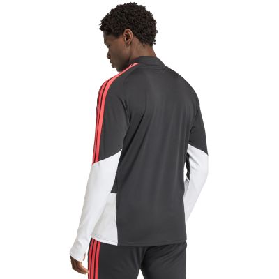 3. adidas Tiro 26 Wettkampf-Trainingsshirt für Herren, Schwarz, Weiß und Rot, KA7560