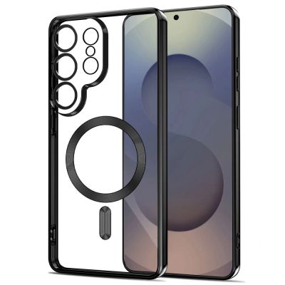 2. Tech-Protect MagFlex Hülle für Samsung Galaxy S26 Ultra – Transparent Schwarz