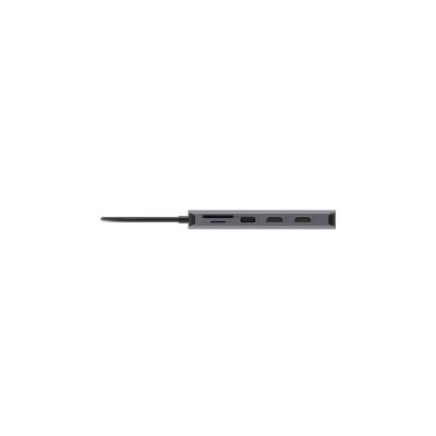 6. Acer 12-in-1 USB-C-Dongle, kabelgebunden, USB 3.2 Gen 1 (3.1 Gen 1), Typ-C, Silber