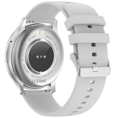 4. RUBICON RNCF11 Damen-Smartwatch Silber/Grau SMARUB242
