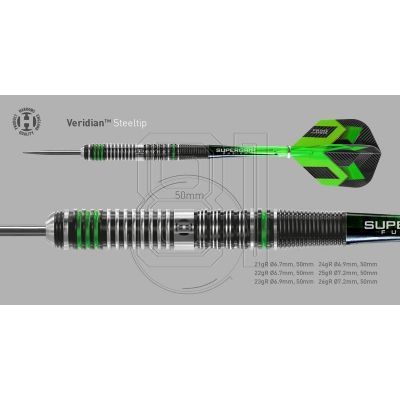 12. Harrows Veridian 90% Steeltip Darts HS-TNK-000013339