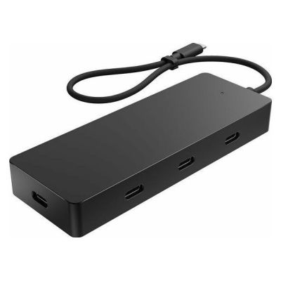 6. HP 4K USB-C Multiport Hub Dockingstation Schwarz 6G842AA