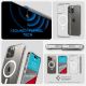 13. Spigen Ultra Hybrid Mag Case mit MagSafe für iPhone 14 Pro – Transparent und Weiß