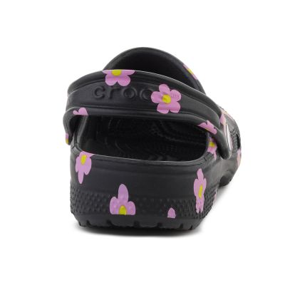 5. CROCS CLASSIC FLOWER CLOG K SCHWARZ 212670-001