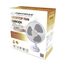 Esperanza Chinnok EHF003WE Tischventilator (weiß, grau)