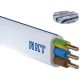 Installationskabel Flachdraht 450/750 V Klasse 1 YDYP 3x1,5 ŻO NKT weiß