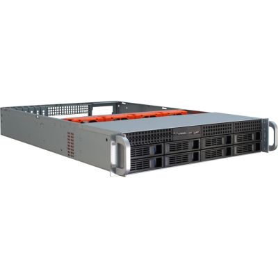 2. Inter-Tech IPC 2U-2408 Rack, Schwarz, Edelstahl