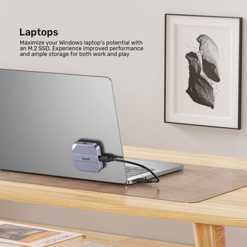 11. Unitek SolidForce Reefer Magnetisches USB-C-Laufwerksgehäuse für M.2 SSD (NVMe/SATA)