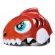 4. Wozinsky Kinderfahrradhelm mit Dinosaurier-Motiv, Größe S – Rot