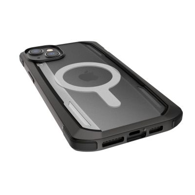 7. Raptic X-Doria Secure Case für iPhone 14 Plus mit gepanzerter MagSafe-Hülle schwarz