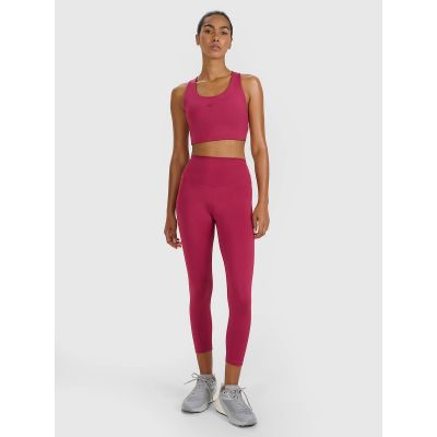 3. Damen 7/8 High Waist Trainingsleggings 4F 4FWAW25TFTIF361-60S