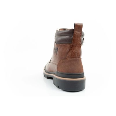 5. Wrangler Nevada Herren Schuhe Chelsea Boots elegant modisch Schnürer Braun