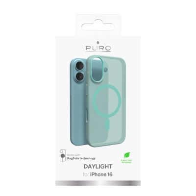 4. Puro Daylight MagSafe Silikonhülle für iPhone 16 – Grün