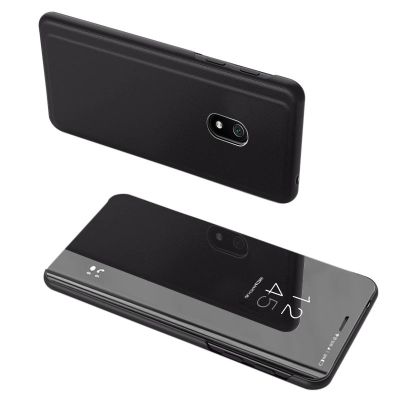 Clear View Case Cover für Xiaomi Redmi 8A schwarz