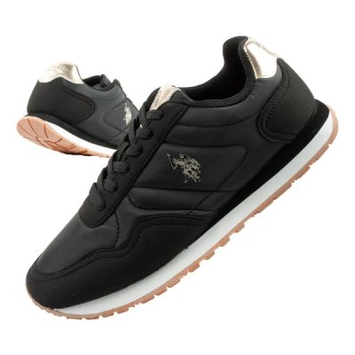 US Polo Assn Sportschuhe, Sneaker für Damen, modisch, bequem, schwarz