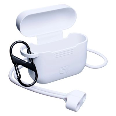 6. 3mk Silikon-AirPods-Hülle für AirPods Pro / AirPods Pro 2 – weiß