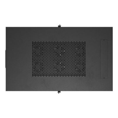 6. Lanberg 19" 32U 600x1000 schwarzer Stand-Rackschrank mit Glastüren (flach verpackt)