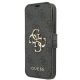 Guess GUBKP13X4GMGGR iPhone 13 Pro Max 6,7" grau/graues Buch 4G Big Metal Logo