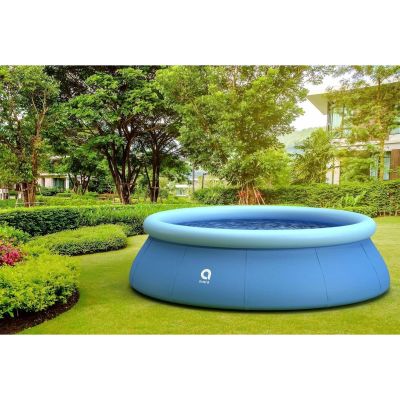 15. Aufblasbarer Pool mit aufblasbarem Halsband 360x90CM 17795